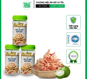 Mực Xé Sợi Hấp Nước Dừa YOLO